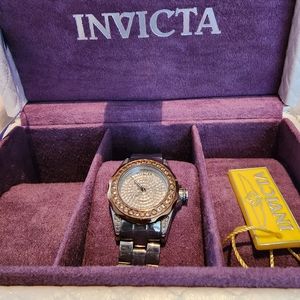 Women's Invicta Angel 2 tone watch